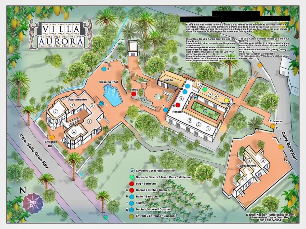 Apartamentos Villa Aurora Valle Gran Rey Eksteriør bilde